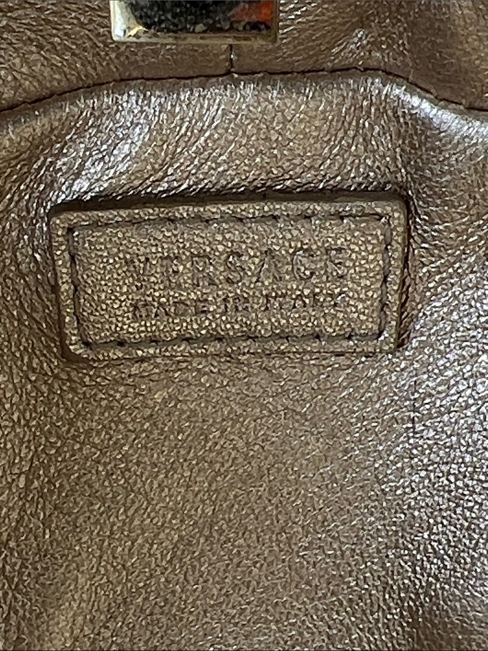 Versace Gold Medusa Mini Bag with Chain - Picture 7 of 11